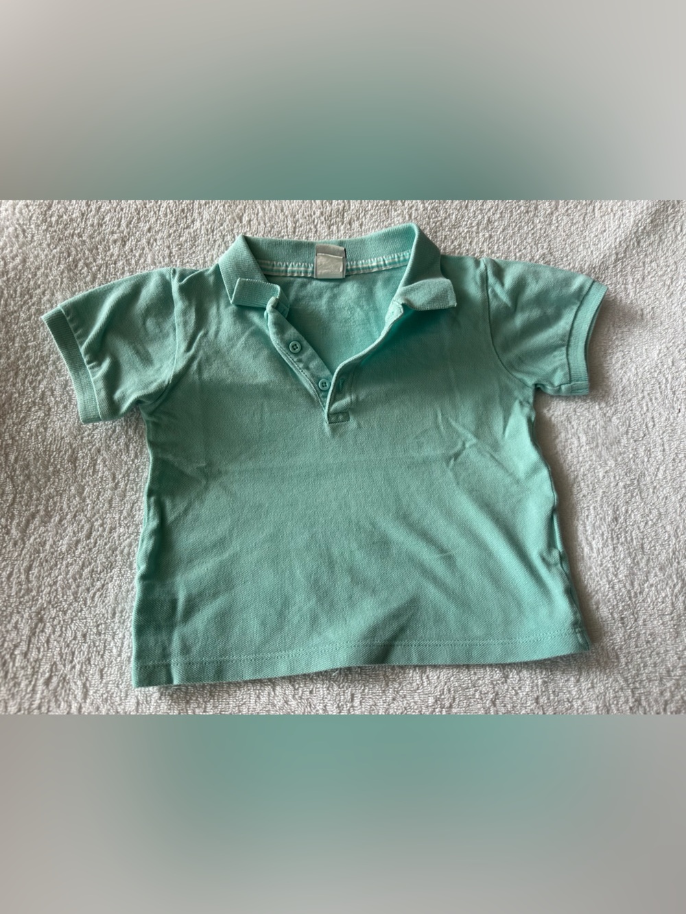 Mint Green Polo Shirt for Kids